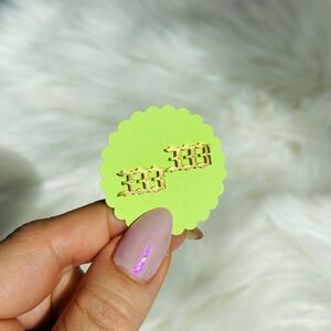 333 ANGEL NUMBER EARRINGS 333